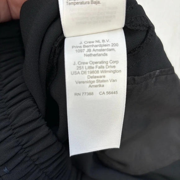 J crew Jamie pant trouser 8 black Cropped pull on slack - Picture 7 of 9